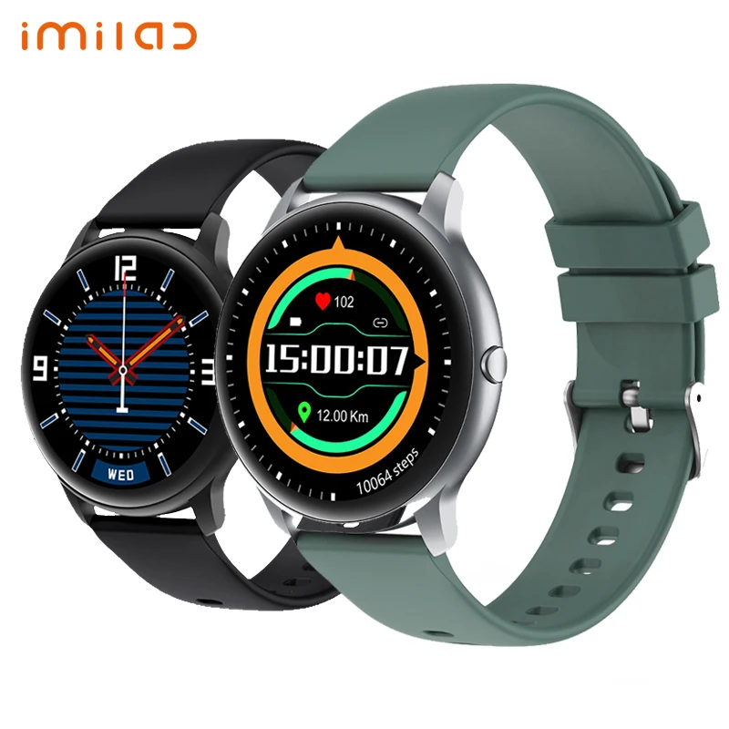 Best Offers Smart Watch IMILAB Bluetooth SmartWatch Blood Pressure Heart Rate Sports Fitness Tracker IP68 smart watches for Xiaomi Huawei