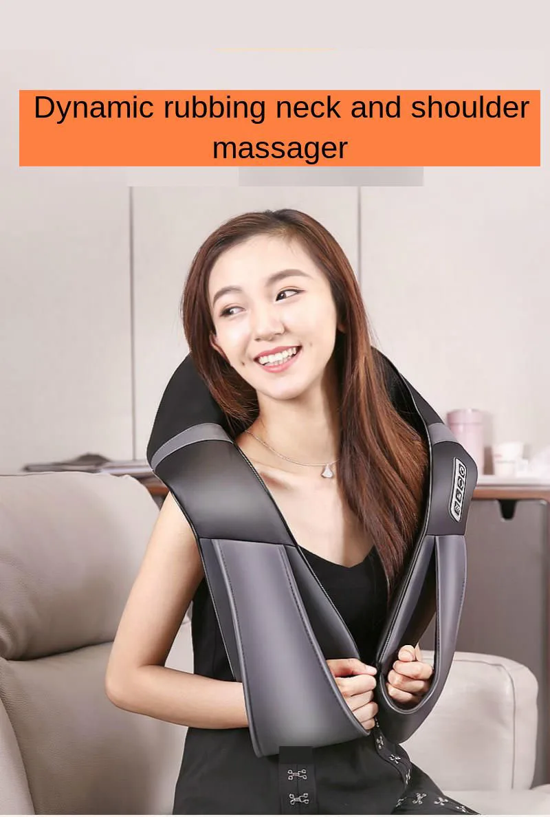 Разминающий ритм многофункциональный массажер для шеи электрический горячий