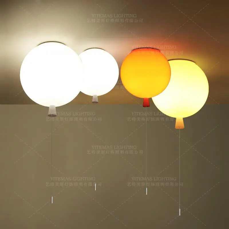 Современный подвесной светильник в виде воздушного шара для детской комнаты