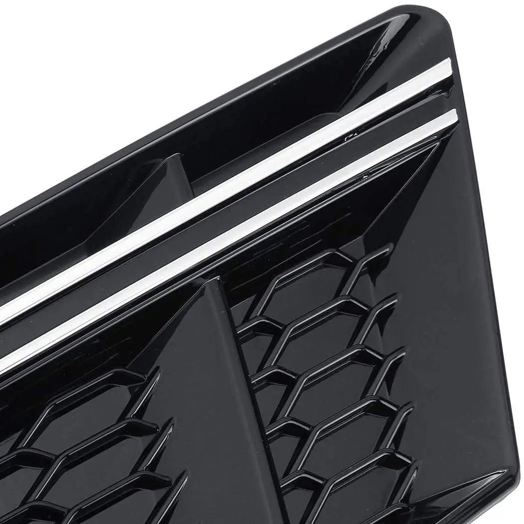 1 пара передний бампер автомобиля противотуманные фары светильник решетка гриль