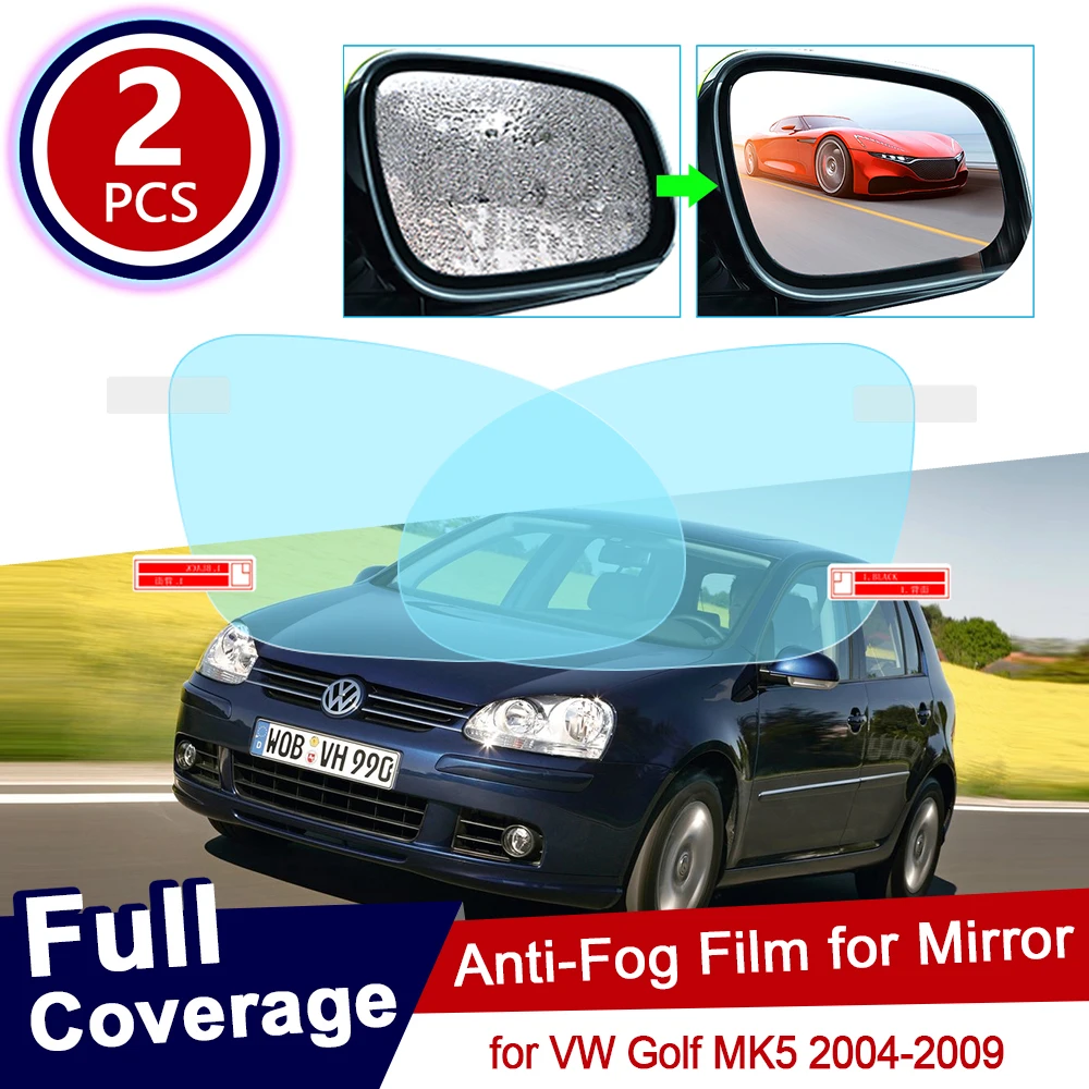 Для Volkswagen VW Golf 5 MK5 2004 ~ 2009 полное покрытие противотуманная пленка для зеркала