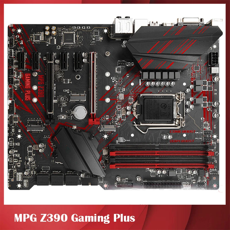 

Отдельная материнская плата для MPG Z390 Gaming Plus поддержка i9 9600K/9700K LGA1151 DDR4 WIFI M.2 идеальный тест, хорошее качество