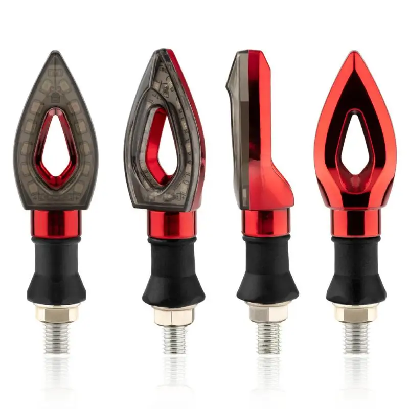 Светодиодсветильник поворотники для мотоциклов сигналы поворота в форме сердца