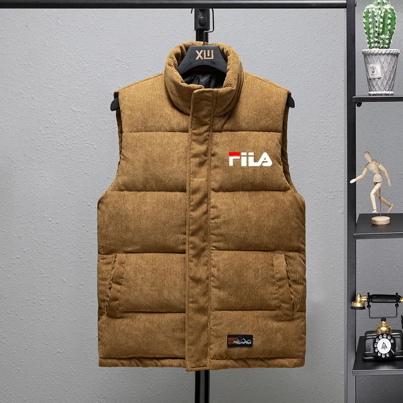 

2021 new autumn winter vest casual sports down jacket men and women's same loose fashion trend sleeveless thermal underwear