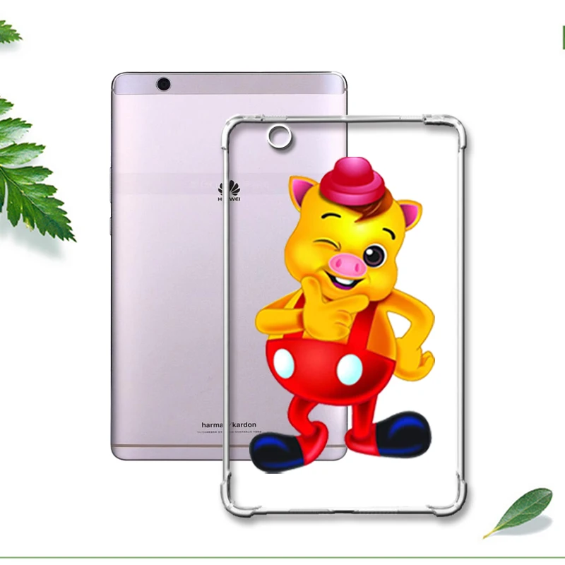 ForM3 8.4 hongmaozhu Окрашенный чехол с сопротивлением падению для huawei Mediapad Медиа Pad M3 M5 T3 8,4 10 Мягкий противоударный планшет для Honor игровой коврик 2 9,6 - Цвет: ForM3 8.4 hongmaozhu