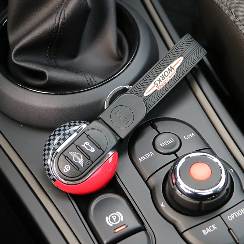 Автомобильный спортивный брелок JCW защитный чехол для пульта дистанционного