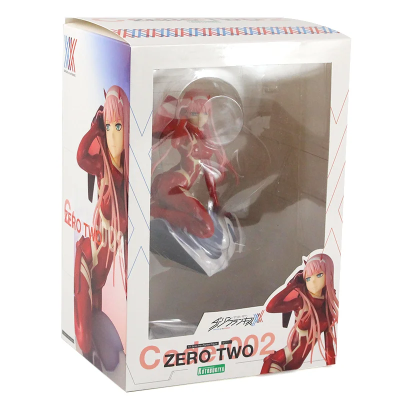 

02 Figure Anime DARLING In The FRANXX Action Figures Zero Two Figurine PVC Collectible Model Toys