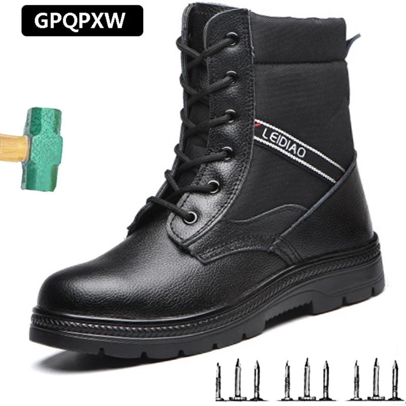 2019 г. Зимние мужские ботинки хлопковая обувь бархатная Толстая теплая зимняя