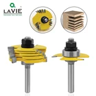 Набор фрез для деревообработки, комплект из 6 насадок для долото для дерева с тремя крыльями-8, 12 дюймов, хвостовик, резак для деревообработки, 2 шт.