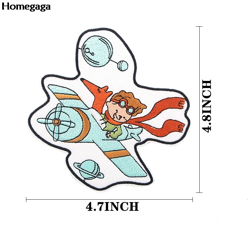 Homegaga Маленький принц вышитые патчи утюгом на шитье для шляпы сумки аксессуары