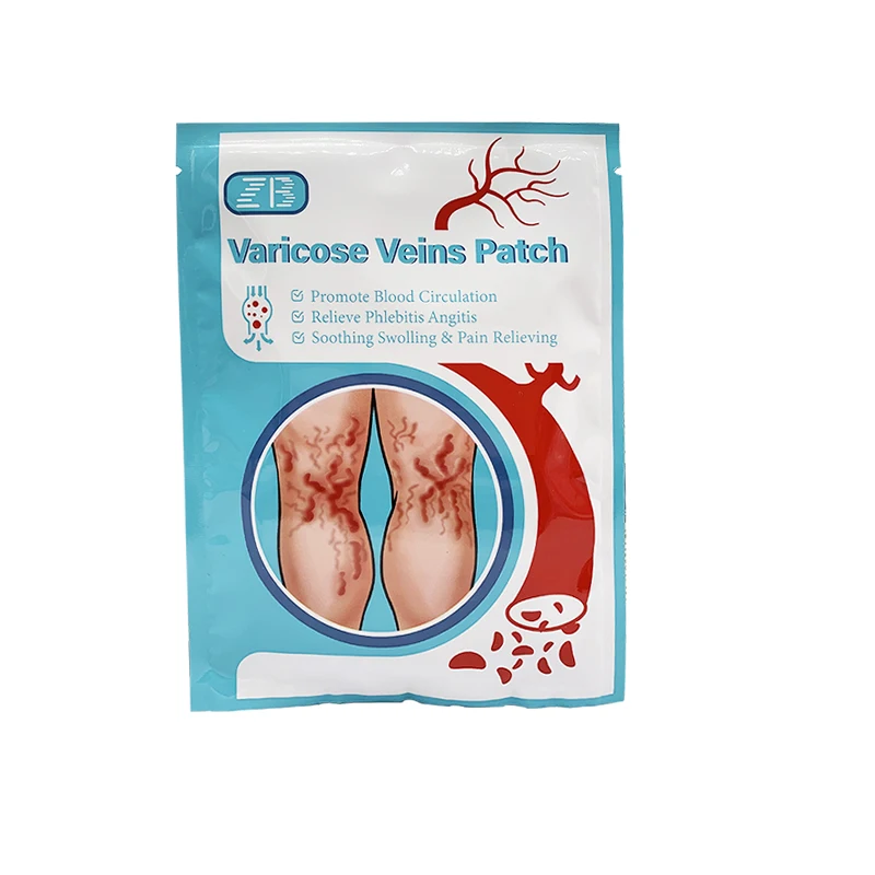 

6PCS/bag ZB Varicose Vein Patch Effective Cure Vasculitis Phlebitis Spider Veins Pain Varicosity Angiitis Ointment Health Care