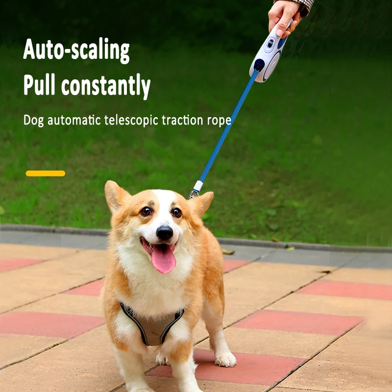 Автоматический телескопический поводок для домашних питомцев рулетка прогулок