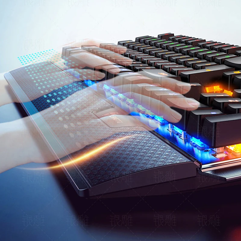 

Gaming Mechanical Keyboard and mouse Blue Switch USB Wired keycaps Keyboard for Laptop PC Gamer clavier gamer