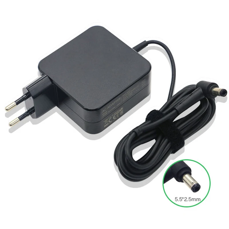 

45W 19V 2.37A AC DC Adapter Charger for Asus X555L X555LA X555LB W15-045N2A PA-1450-55 Laptop Power Supply 5.5mm Cord EU US Plug