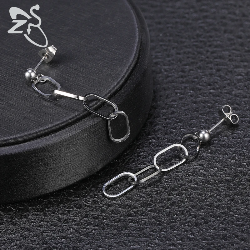 Серьги-гвоздики из нержавеющей стали 316L в стиле хип-хоп | Украшения и аксессуары