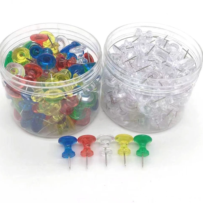 

100pcs I-shaped Pushpins Ideal for Home Office School Cork Board Message Board