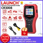 Диагностический сканер LAUNCH Creader 3008 OBD2, считыватель кодов с поддержкой obd2 + тест аккумулятора, диагностический инструмент CR3008 OBDII, бесплатное обновление