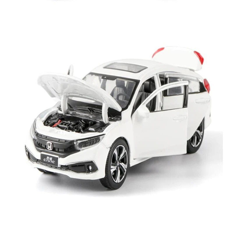 Автомобиль Honda Civic 1:32 игрушечный автомобиль из цинкового сплава металлический