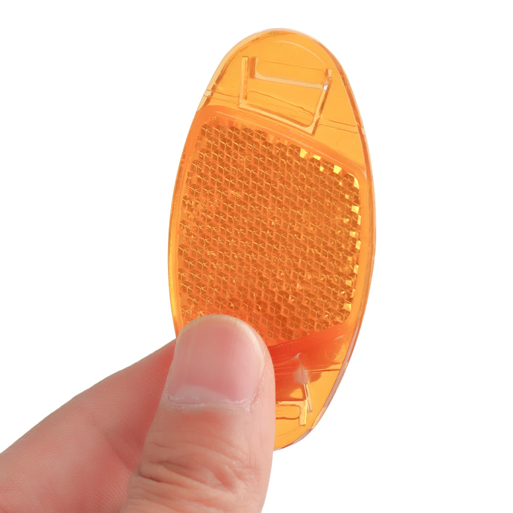 2 шт. пластиковые овальные круглые отражатели для велосипедных спиц | Спорт и