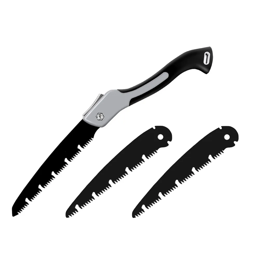 

3 In 1 Camping Foldable Jig Saws SK5 Steel Saw Blades Carpentry Set Non-slip Woodworking Tools Garden Outdoor Hand Tool