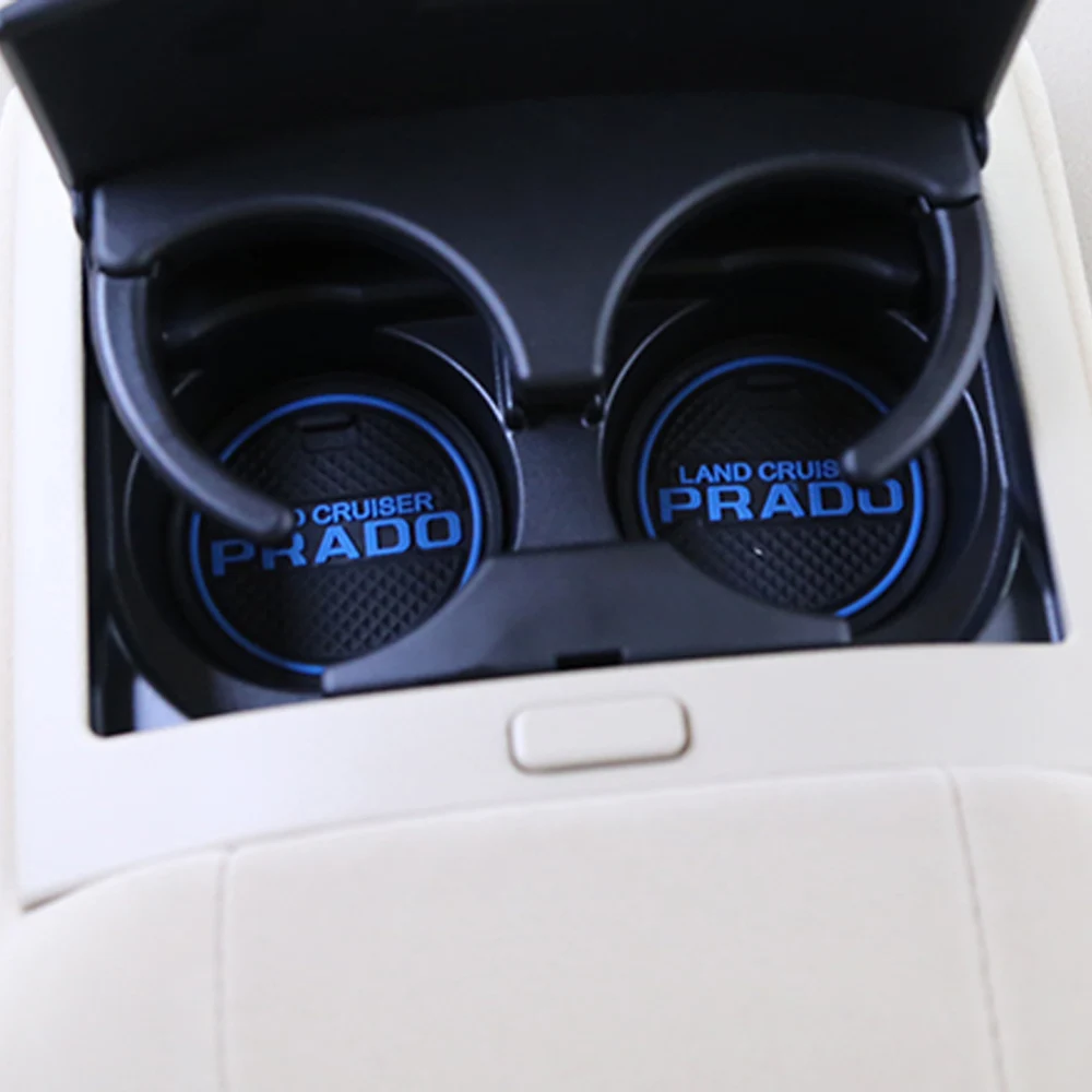 Автомобильный коврик для чашки Противоскользящий наклейка аксессуары Land Cruiser Prado
