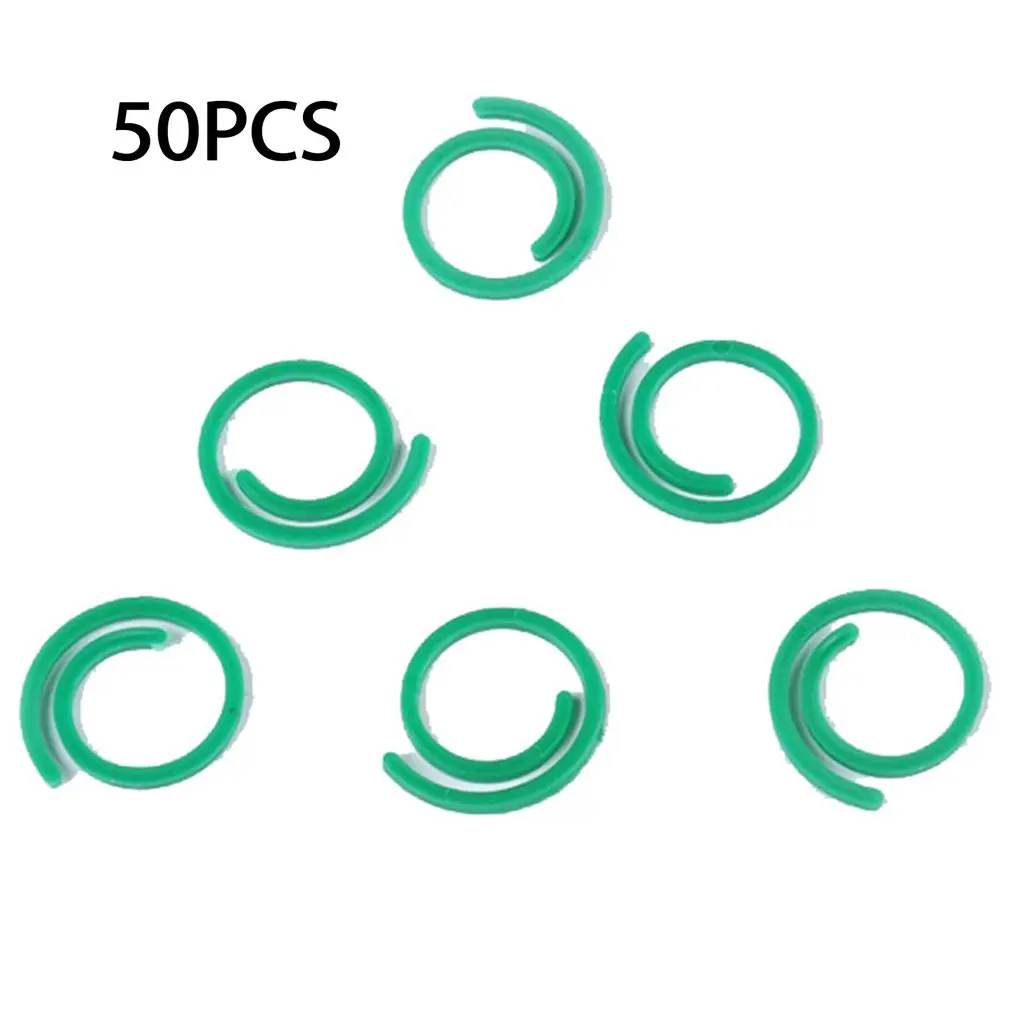 

Garden Stem 8-buckle Plant Tomato Flowers Stem Plastic Green Durable 8-buckle With High Flexibility