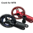 Горный велосипед MTB, полый интегрированный Кривошип IXF, модифицированный однодисковый 104BCD 32 34 36 38 40 42T, Каретка шатуна