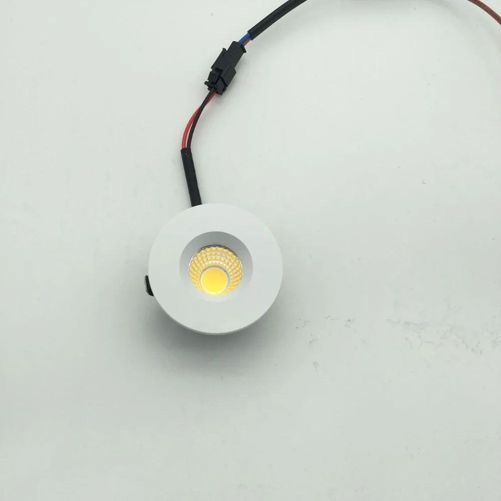 

1pcs/lot mini light gold LED Spot Encastrable it Downlight non Dimmable 3w Recessed lighting Safety Healthy for home