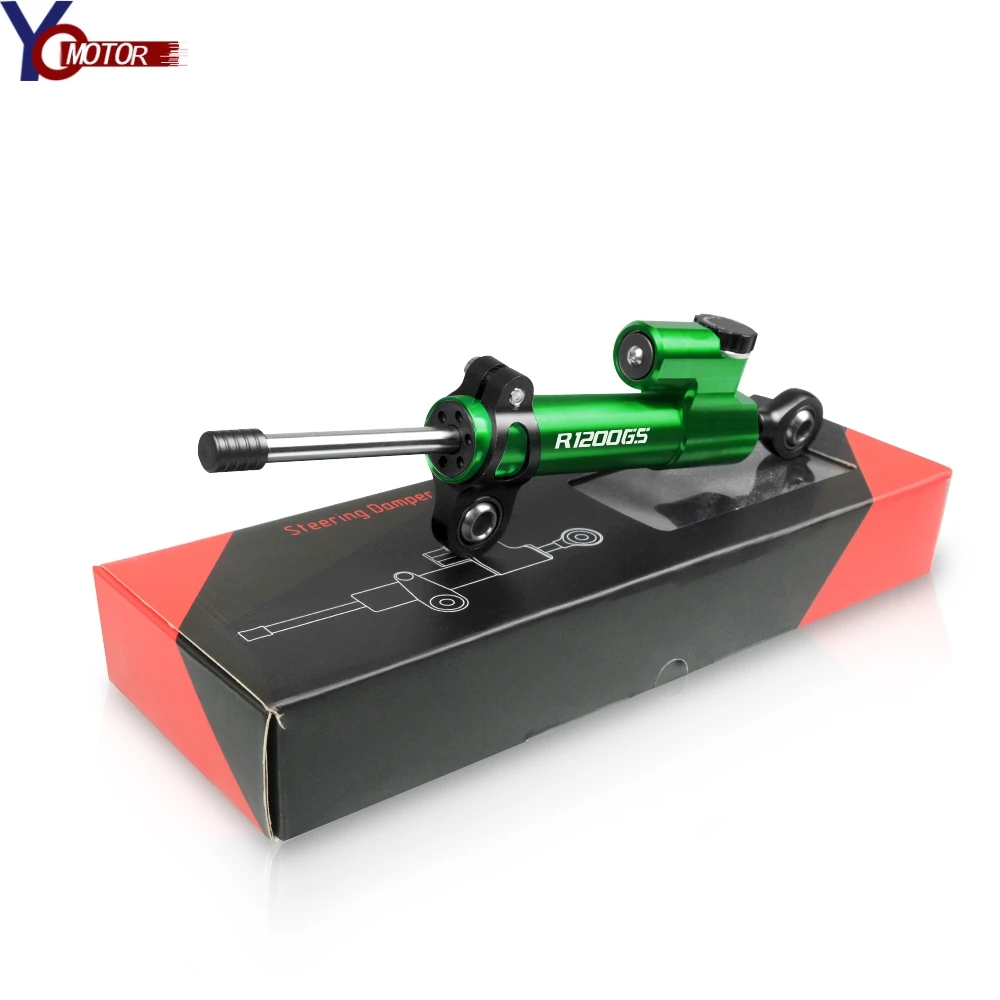 С логотипом R1200GS МОТОЦИКЛ ЧПУ рулевой Стабилизатор демпфер амортизатор