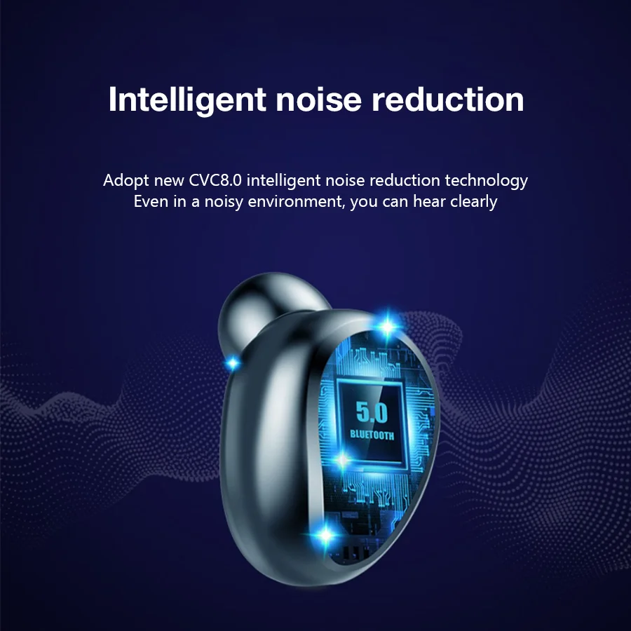 Фото TWS стереонаушники CBAOOO с поддержкой Bluetooth 5 0 и микрофоном Наушники гарнитуры TWS стереонаушники CBAOOO с поддержкой Bluetooth 5 0 и микрофоном Наушники гарнитуры