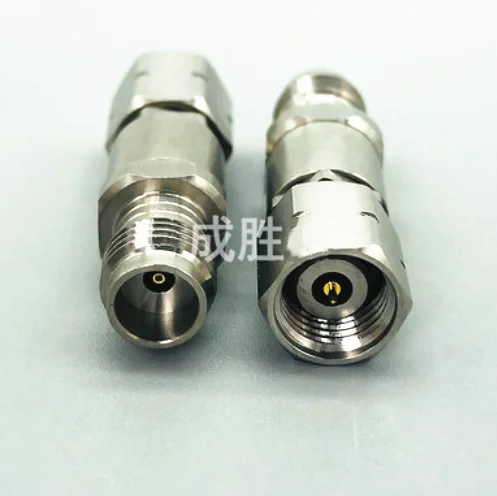 1,85mm macho a hembra de 2,4mm de acero inoxidable de alta frecuencia de onda milim&eacute;trica prueba adaptador de conector DC-50G-1