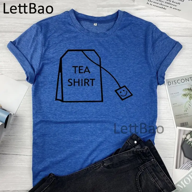 

Tea Shirt Graphic Print T-shirts Harajuku Summer Female T-shirt Aesthetic Clothes Graphic Casual Streetwear Ulzzang T Shirts