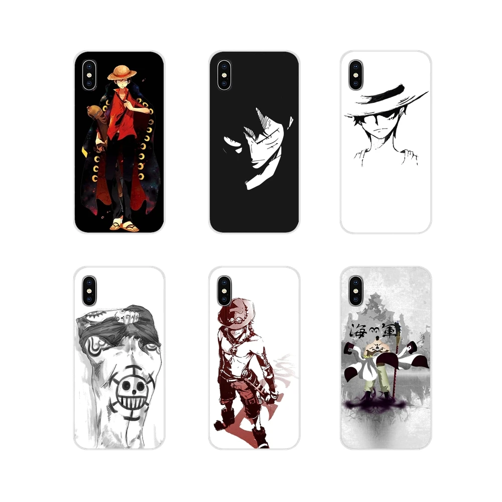 Мягкие прозрачные чехлы для Xiaomi Mi4 Mi5 Mi5S Mi6 Mi A1 A2 5X 6X 8 9 Lite SE Pro Max Mix 2 3 2S One Piece