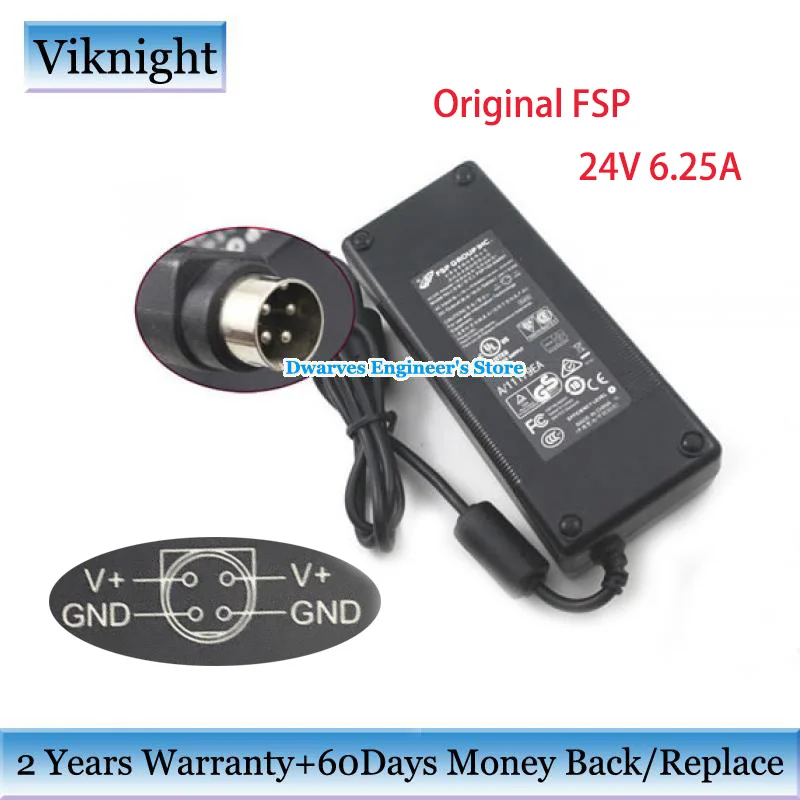 Подлинная FSP150-AAAN1 24 В 6.25A адаптер питания для FSP TARGA LT3010 FSP150-ABB FSP150-ABA 9NA1500900 адаптер переменного тока зарядное устройство