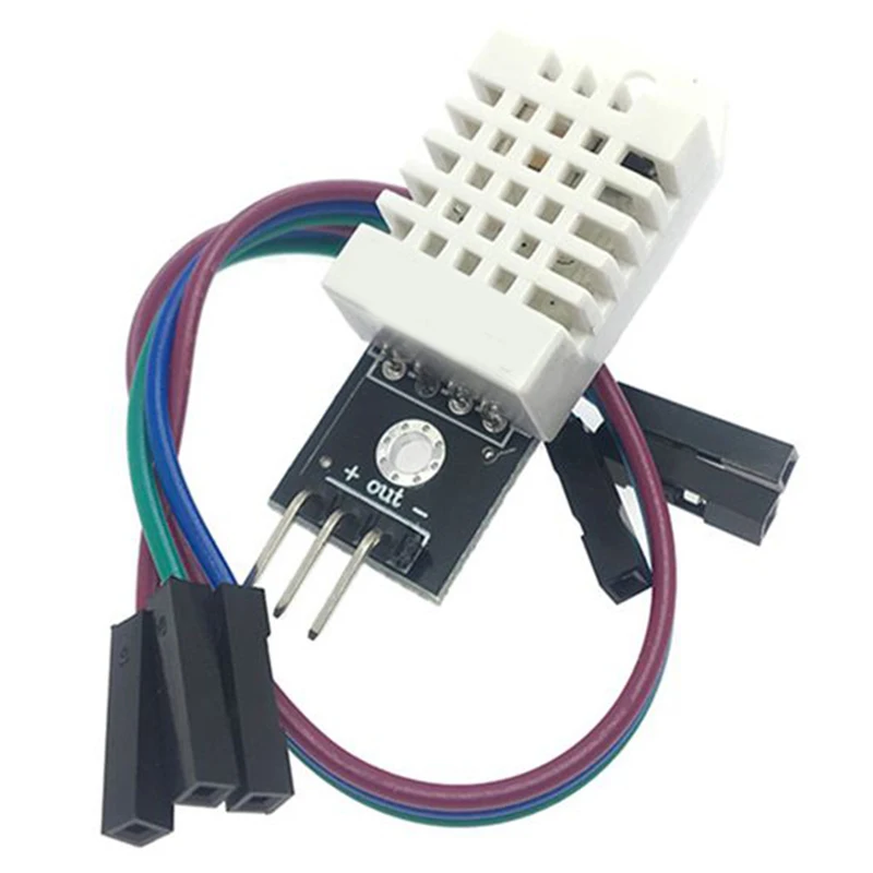 

5 шт./лот DHT22 цифровой датчик температуры и влажности AM2302 модуль + печатная плата с кабелем для Arduino