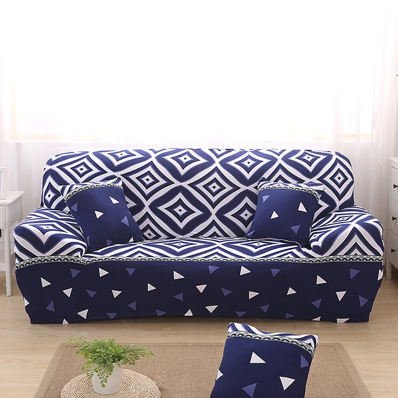 

1/2/3/4 seat geometric stretch home sofa cover living room decoration sofa cover fully wrapped detachable corner sofa cover