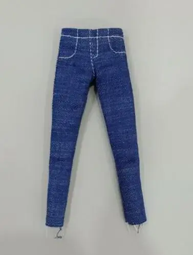 blue pant1 Кукла Blyth одежда модные джинсы/рубашка с длинными рукавами для Blyth брюки 1/6 аксессуары для кукол подходят(blyth, barbies, azone 1/6 Doll - Цвет: blue pant1