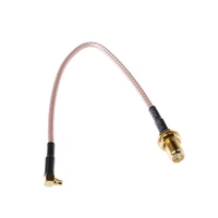 rf rp sma female to mmcx male right angle pigtail cable rg316 15cm 6