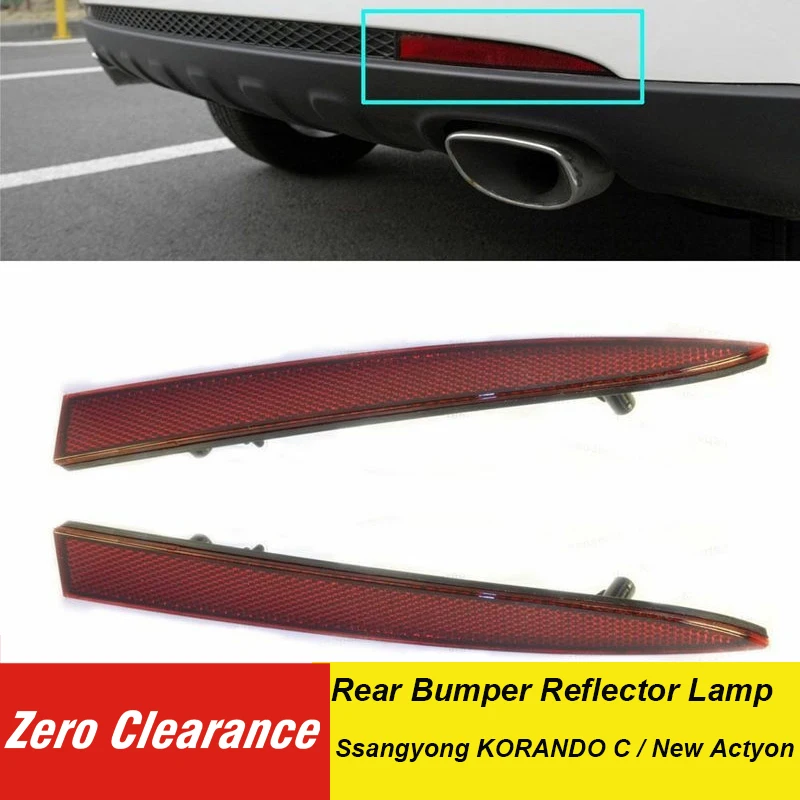 Новая Оригинальная лампа отражателя заднего бампера zeroxor Assy LH + RH 2 шт. для Ssangyong