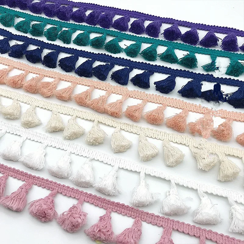 1 ярд/партия кружевная лента с кисточками 15 цветов бахрома отделка занавеска