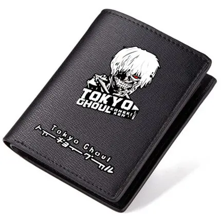 short 2 Аниме Токийский Гуль Кен Kaneki из искусственной кожи унисекс Длинный кошелек kirishima женский длинный кошелек мультяшный держатель для карт кошелек для монет сумка для денег - Цвет: short 2