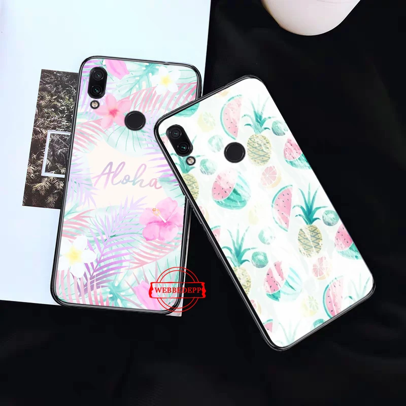 

Cool in summer Silicone Case for Xiaomi Redmi Note 4X 5 6 7 Pro 5A Prime