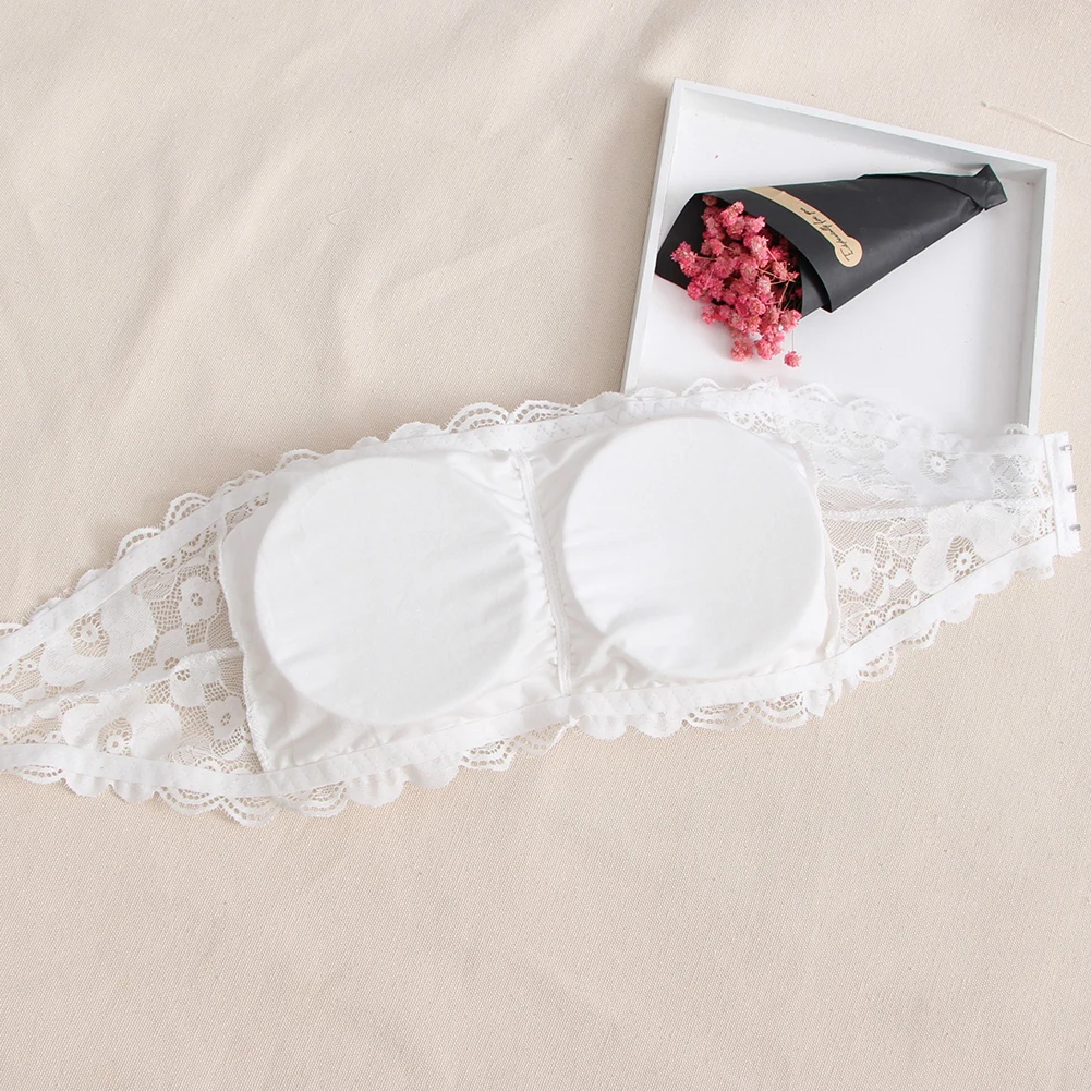 Женский кружевной бюстгальтер пуш ап без бретелек|Топы бретелек| |