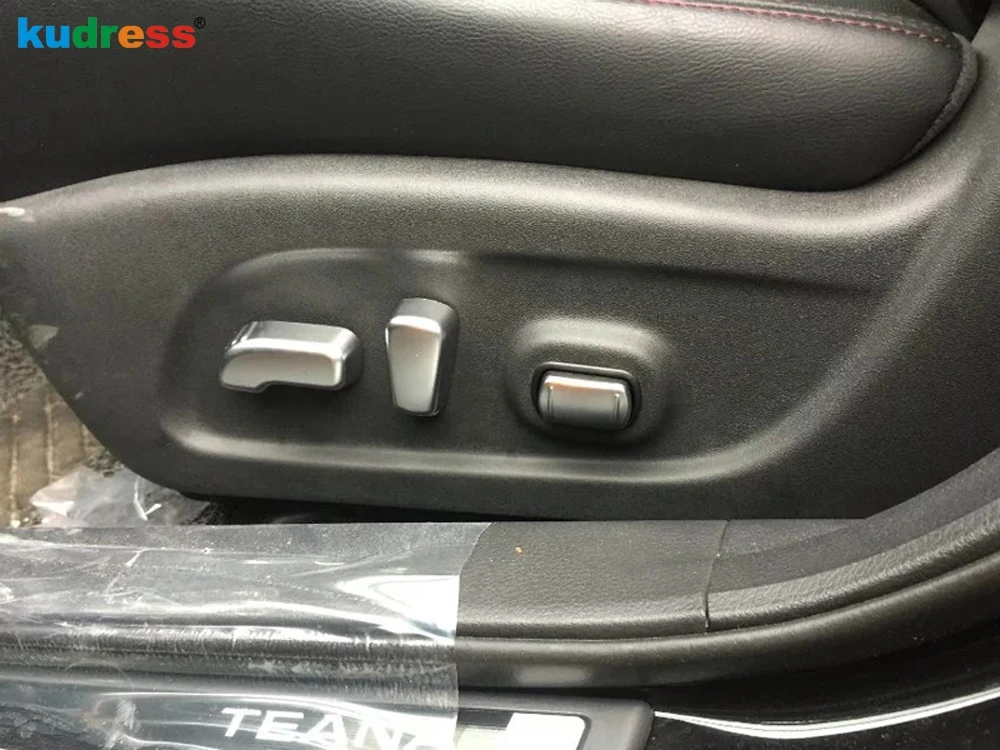 Для Nissan Teana Altima 2016 2017 ABS Матовый интерьера сиденье отрегулировать кнопка
