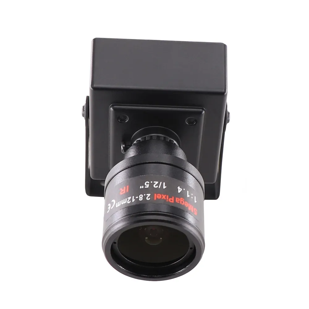 Монохромная черно-белая веб-камера 2 8-12 мм с варифокальным затвором 120fps HD 720P UVC Plug