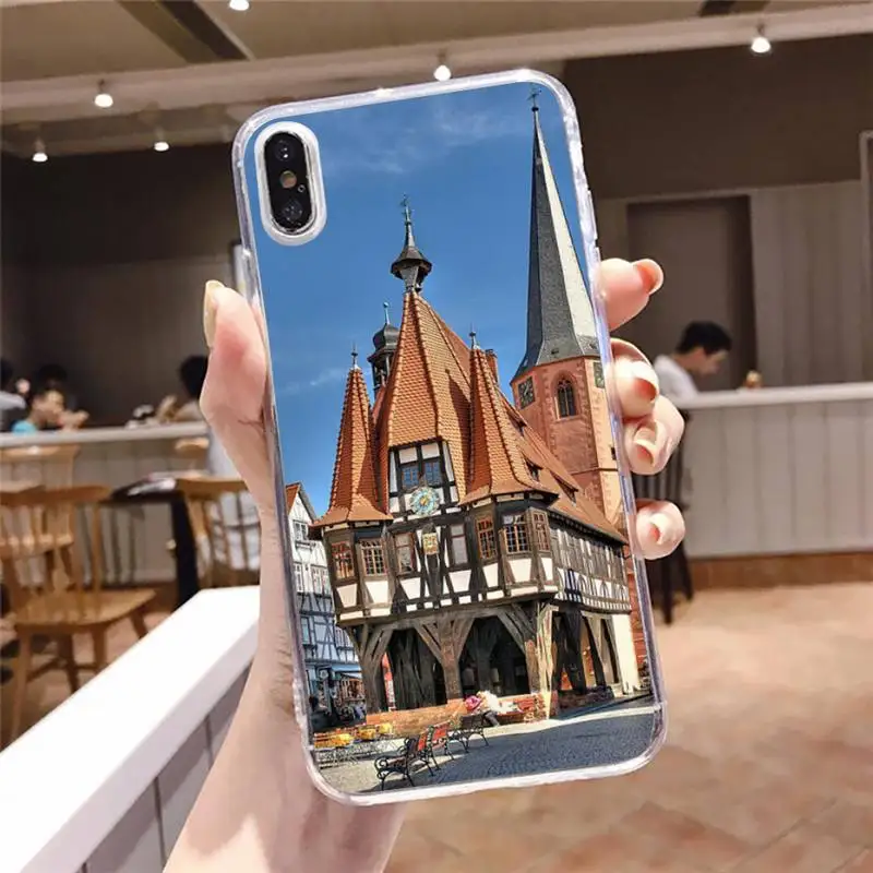 

Russian city building pattern Phone Case Transparent soft For iphone 5 5s 5c se 6 6s 7 8 11 12 plus mini x xs xr pro max