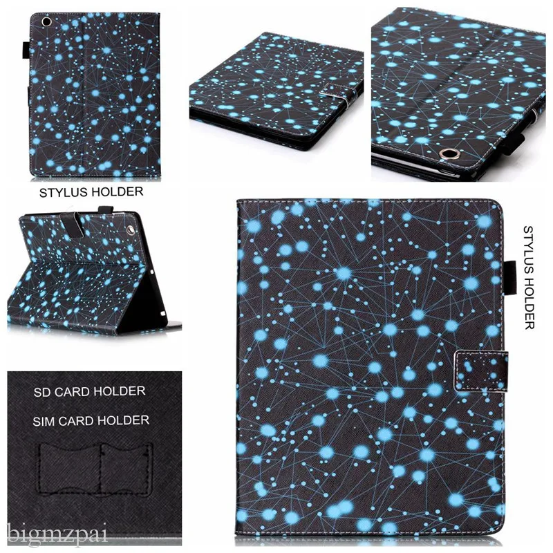 Чехол из искусственной кожи для 3D-принтера iPad 2017/2018 9 7 A1822 A1823 чехол планшетов