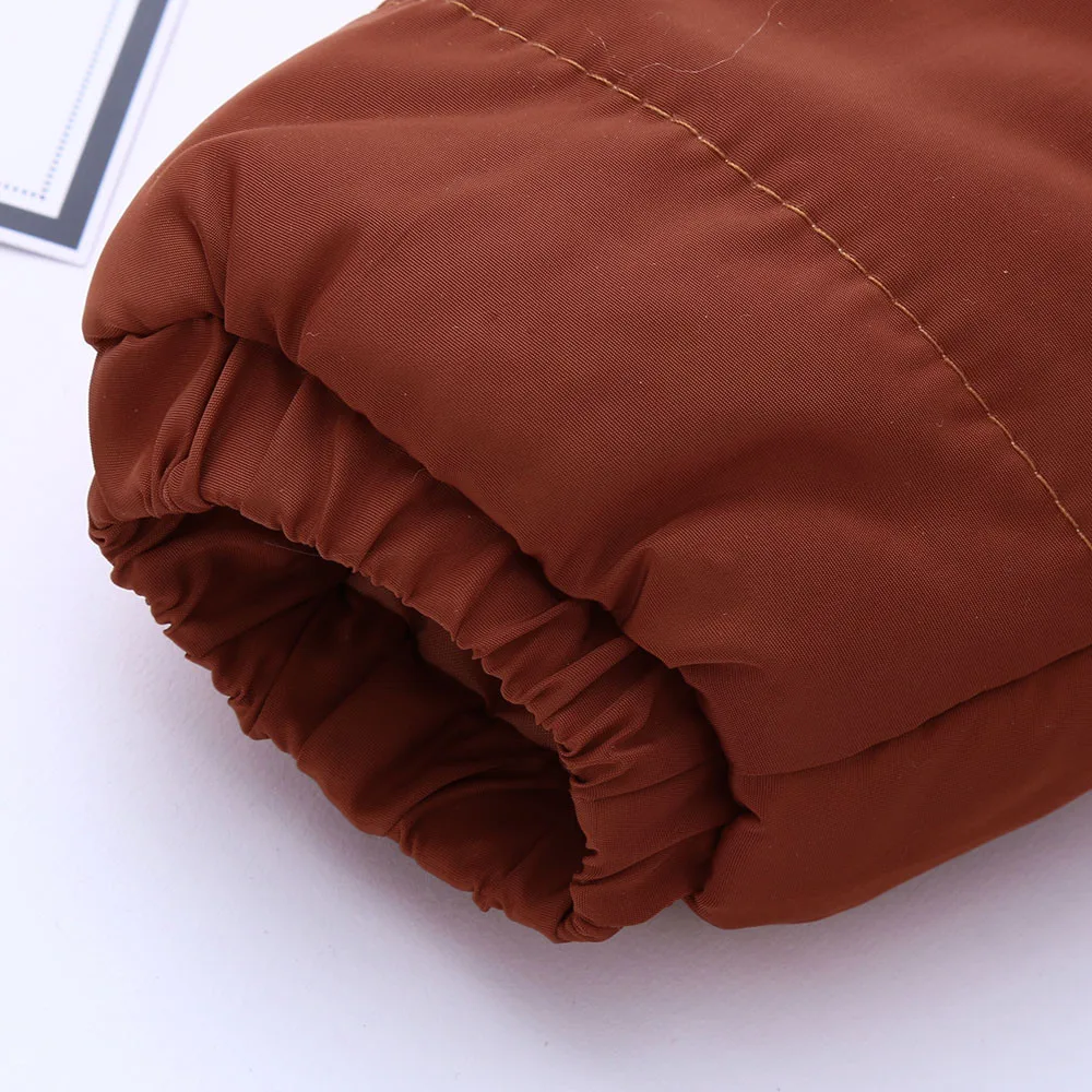 Baby Down Jacket Jumpsuit Winter Newborn Fashion Solid Thick Hooded Warm Romper Bodysuit |