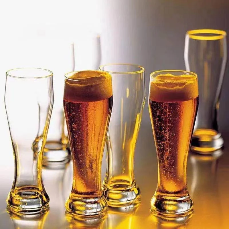 

6pcs/350ML-700ML Large Draft Beer Glass Juice Glass Water Cup