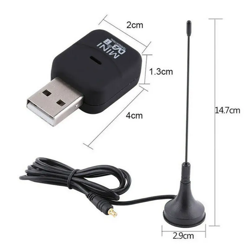 Новый USB 2 0 цифровой DVB-T SDR + DAB FM HD tv Stick антенна тюнера ключ видео 3E30 | Электроника